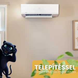 A Fisher Comfort Plus az alacsony globális felmelegedési potenciállal rendelkező R32-es hűtőközeget használja, amely jelentősen kisebb ökológiai lábnyomot hagy maga után, mint a régebbi gázok.